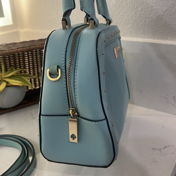 Kate Spade Light Blue Satchel. EUC - Picture 2 of 16